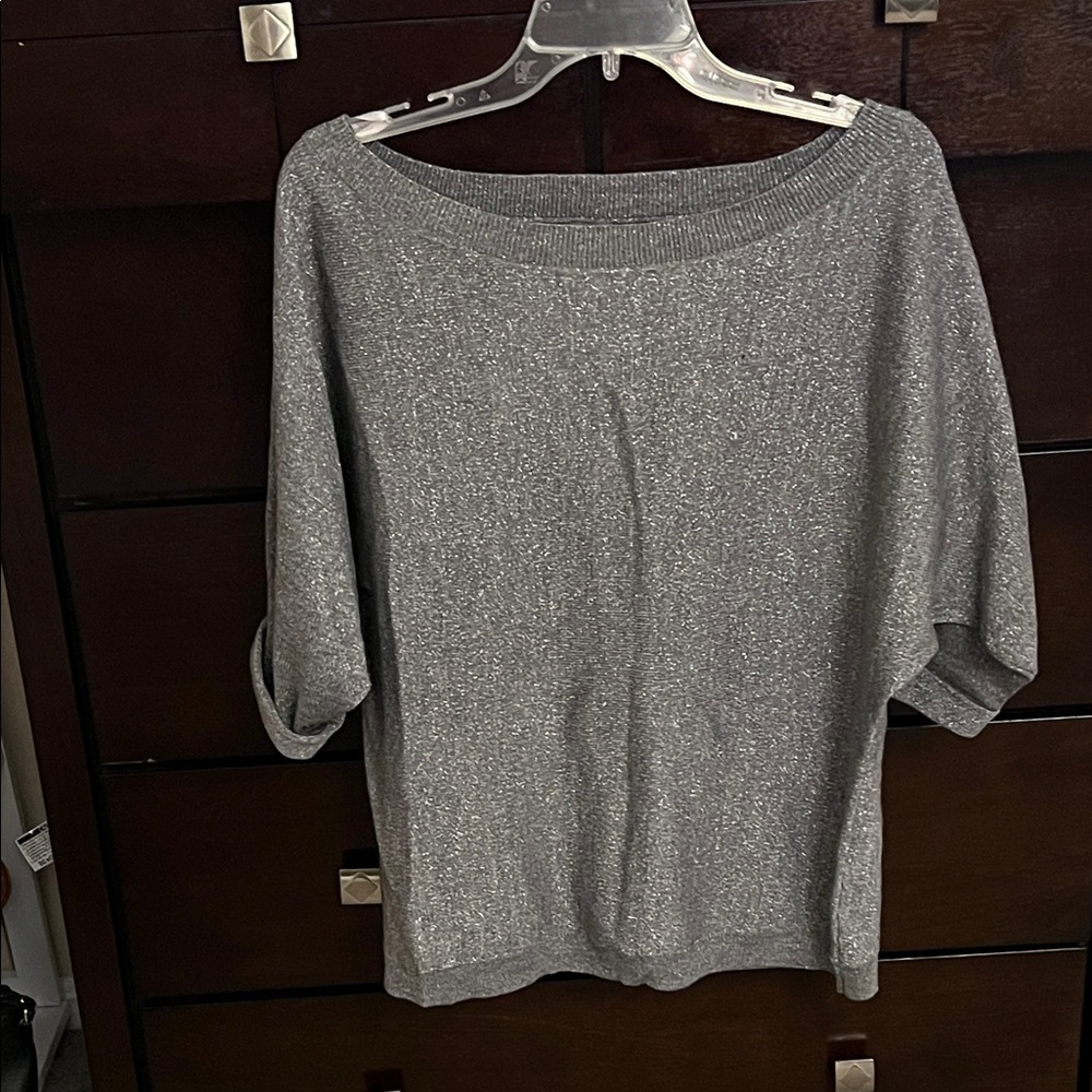 New York & Company Gray Women's Top